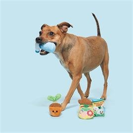 BARK GREENHOUSE GANG TUINGEREI PLUCHE VIER SPEELTJES 28X22X7 CM TOT 10 KG