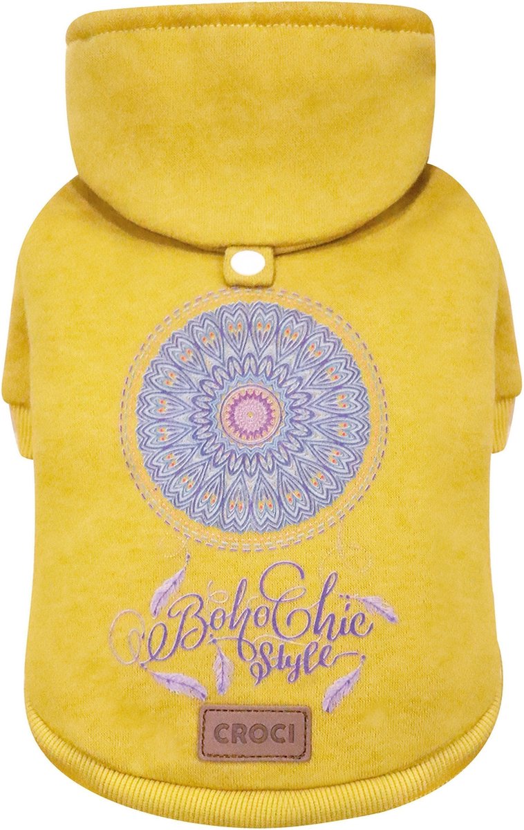 Croci Hondentrui Dreamcatcher Mosterd Geel 50 cm