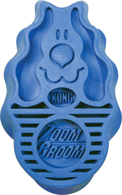 Kong Zoom Groom Hond Blauw