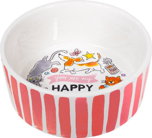 Blond Amsterdam Voerbak Hond/Kat You Are My Happy 15,5 cm