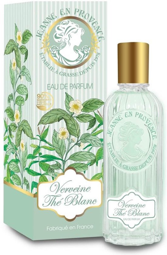 Jeanne en Provence - Verveine The Blanc Eau de Parfum notes of lemon, geranium, fresh fragrance for women 60ml