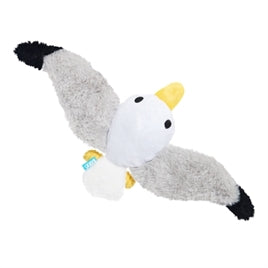 BARK SULLY THE GULLY MEEUW PLUCHE WIT / GRIJS 28X42X7 CM