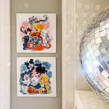 KAT Keramiek tegel 13X13 CM