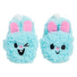 BARK YIPPY & SKIPPY SLIPPIES PANTOFFELS PLUCHE BLAUW 23X19X4 CM TOT 10 KG